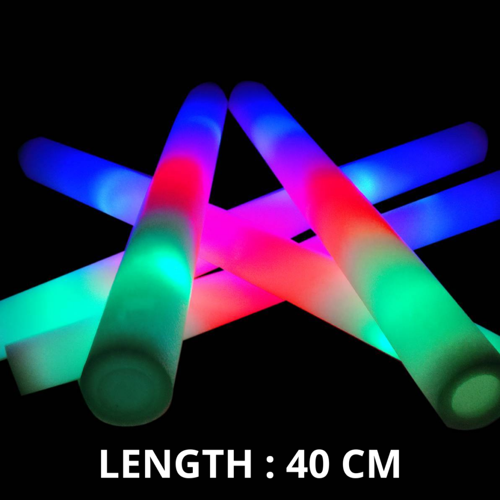 LED foam sticks Multicolor 40CM MG Lighting
